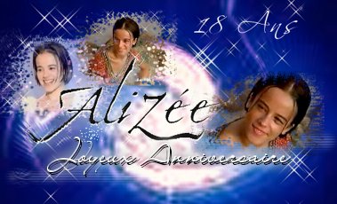Anniversaire d'Alizée !!!